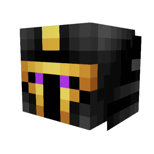 benharari Minecraft avatar head, 3D render