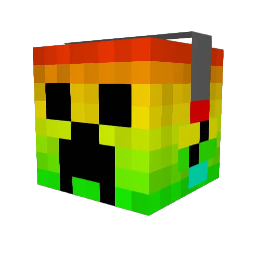 benholford Minecraft avatar head, 3D render