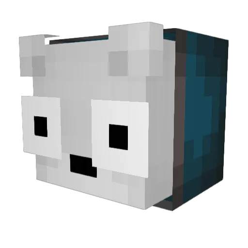 beniam1 Minecraft avatar head, 3D render