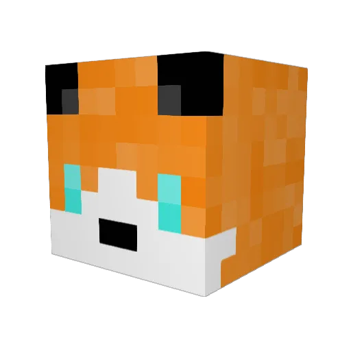 benifeu Minecraft avatar head, 3D render