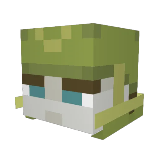 beninjator Minecraft avatar head, 3D render