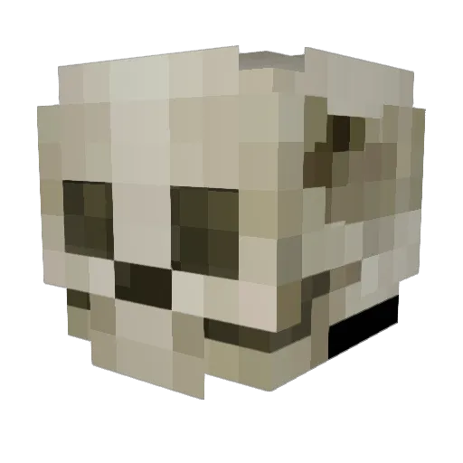 beninson Minecraft avatar head, 3D render