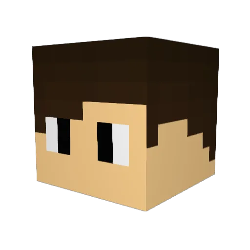 benjabreaker Minecraft avatar head, 3D render