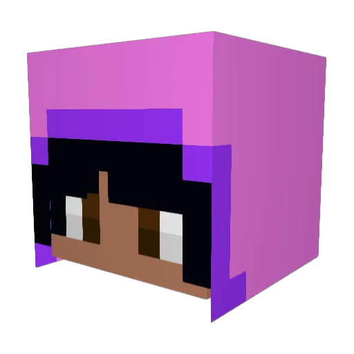 benjacool1 Minecraft avatar head, 3D render