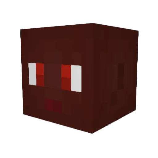benjaibita Minecraft avatar head, 3D render