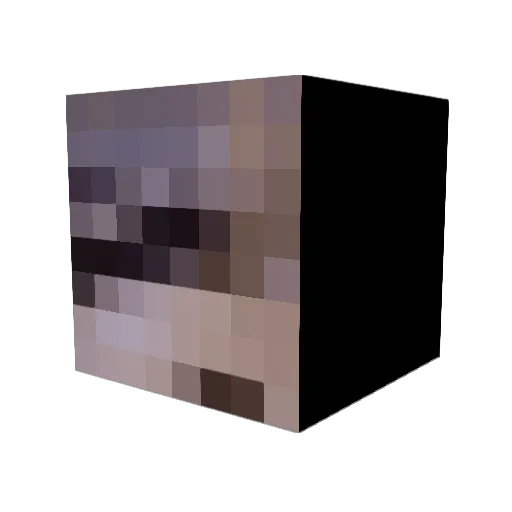benjaminbosco Minecraft avatar head, 3D render