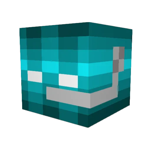 benjaminmouse Minecraft avatar head, 3D render