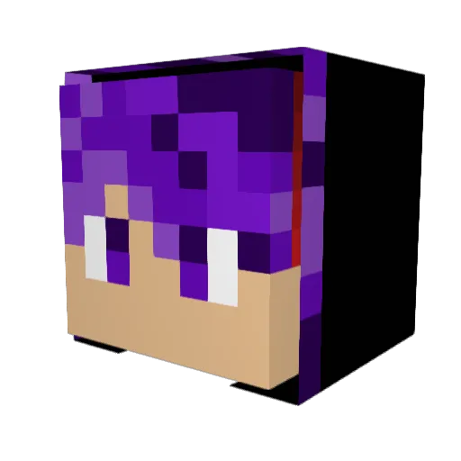 benjaminscraft Minecraft avatar head, 3D render