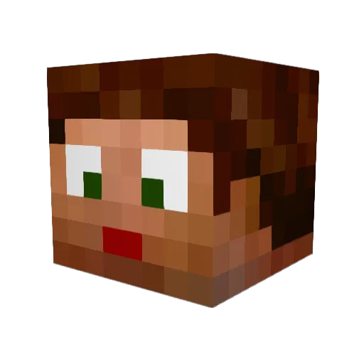 benji24320 Minecraft avatar head, 3D render