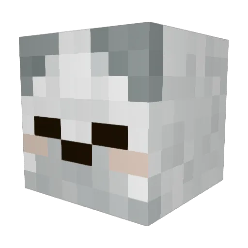 benjiwolfblue Minecraft avatar head, 3D render