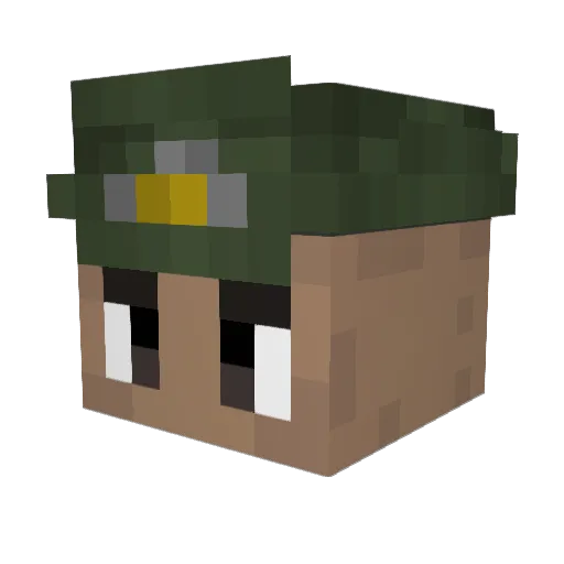 benjjii090 Minecraft avatar head, 3D render