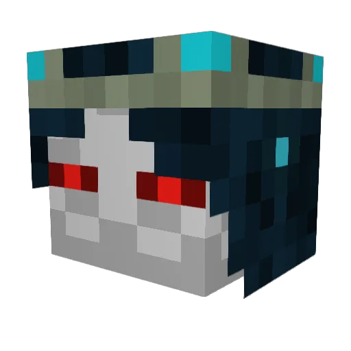 benjwhy Minecraft avatar head, 3D render
