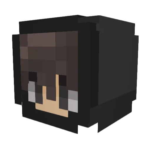 benk21 Minecraft avatar head, 3D render