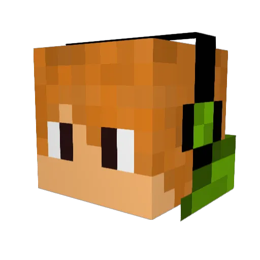 benlonlon123 Minecraft avatar head, 3D render
