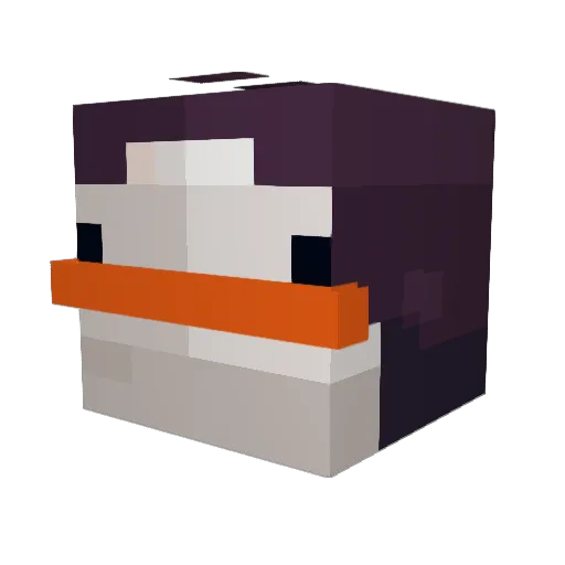 bennie_thuis Minecraft avatar head, 3D render