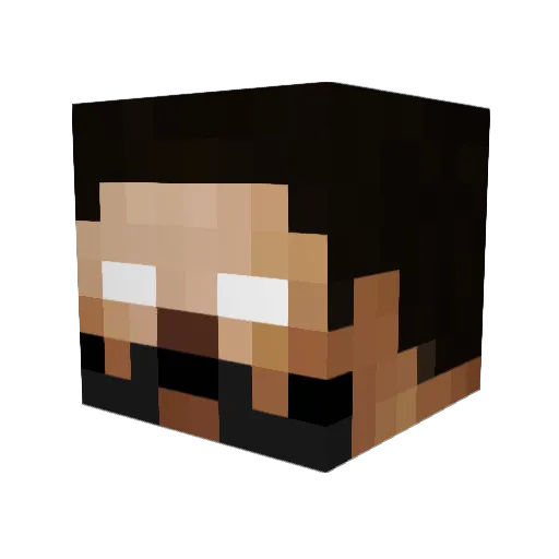 bennipenni420 Minecraft avatar head, 3D render