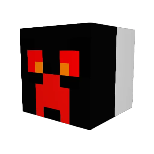 bennnnnchan Minecraft avatar head, 3D render