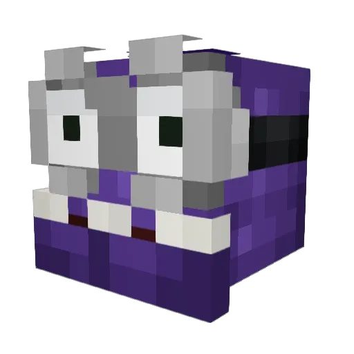 bennnyr Minecraft avatar head, 3D render
