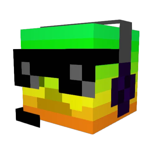 benny2benny Minecraft avatar head, 3D render
