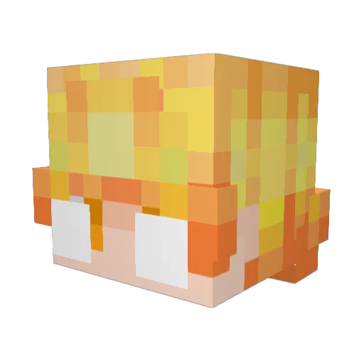 bennyiscool17 Minecraft avatar head, 3D render