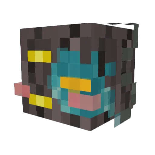 benoisnAwA Minecraft avatar head, 3D render