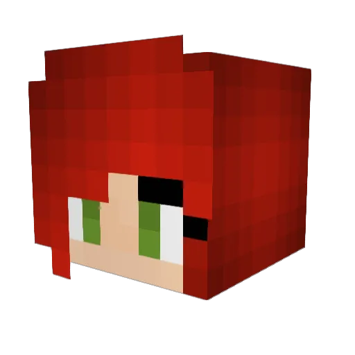 bens549 Minecraft avatar head, 3D render