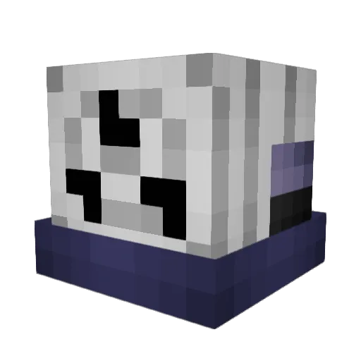 bensullivann Minecraft avatar head, 3D render