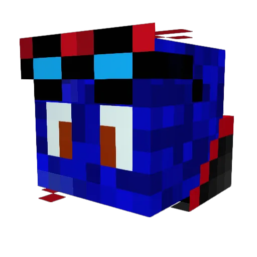 benswag99 Minecraft avatar head, 3D render