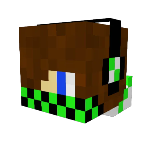 benthast Minecraft avatar head, 3D render