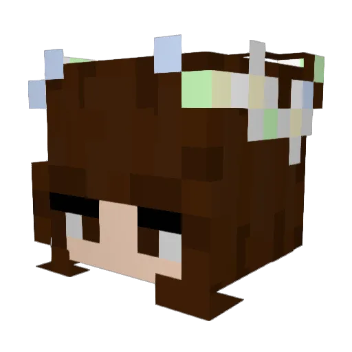 benthedeck Minecraft avatar head, 3D render