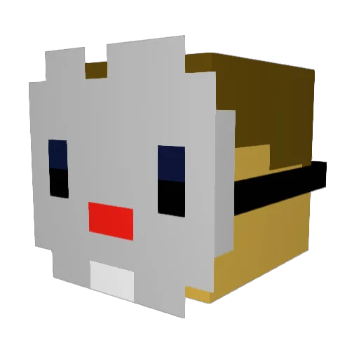 bentozl_player Minecraft avatar head, 3D render