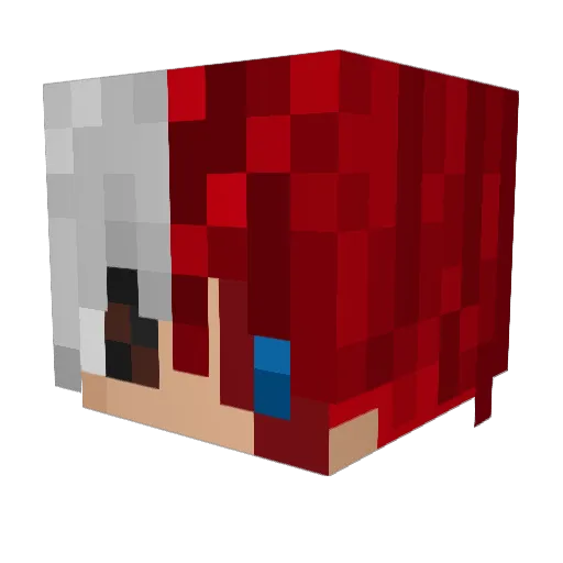 benturner321 Minecraft avatar head, 3D render