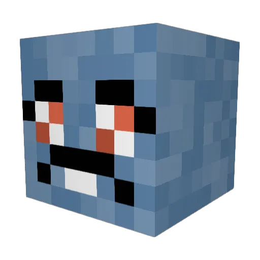 benuswenus Minecraft avatar head, 3D render