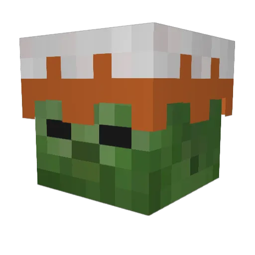 benvarsity Minecraft avatar head, 3D render