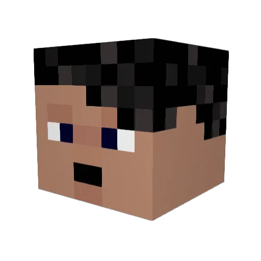 benwald0 Minecraft avatar head, 3D render