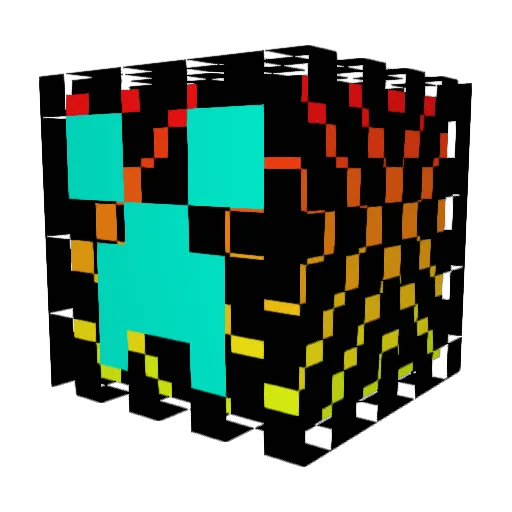 benx1234 Minecraft avatar head, 3D render
