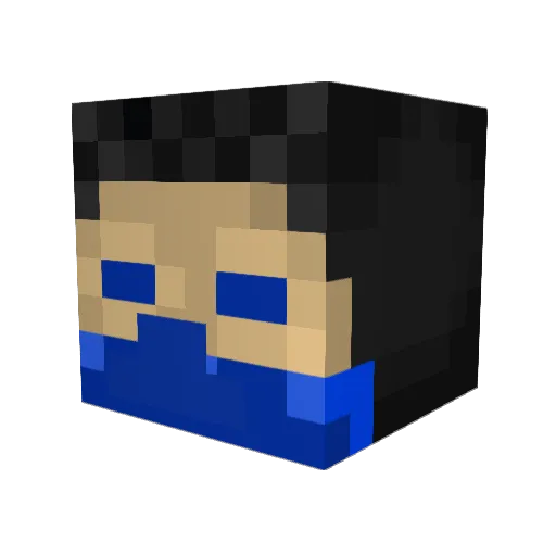 benxamix2 Minecraft avatar head, 3D render