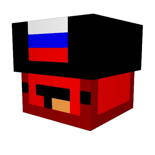 benya__ Minecraft avatar head, 3D render