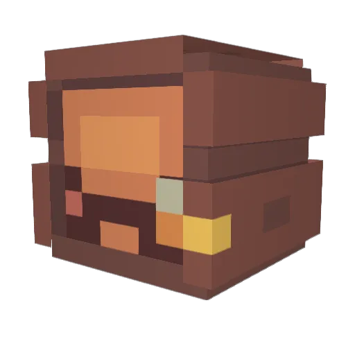 benzbrky Minecraft avatar head, 3D render