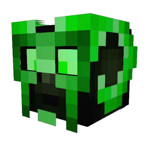 benzen14 Minecraft avatar head, 3D render