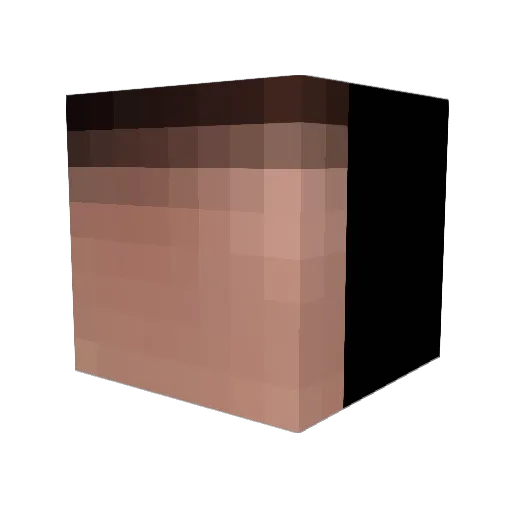 beodj Minecraft avatar head, 3D render