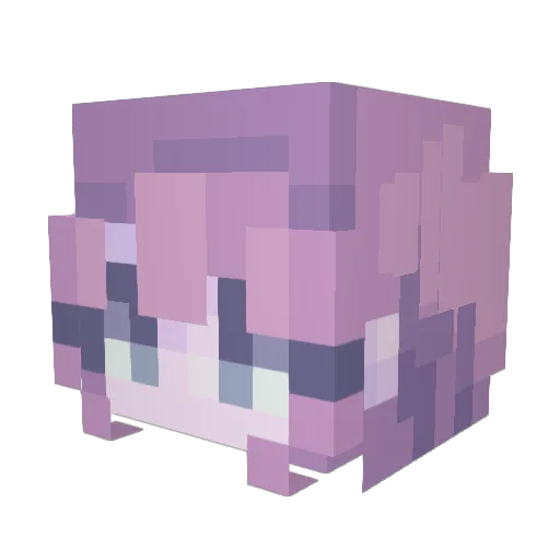 beondme Minecraft avatar head, 3D render