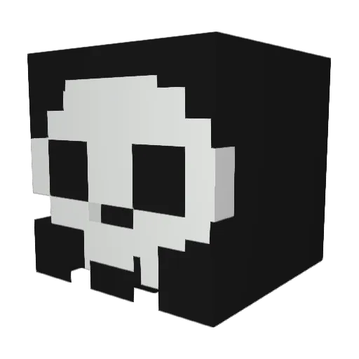 beowulf0 Minecraft avatar head, 3D render