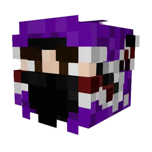 bepdop Minecraft avatar head, 3D render
