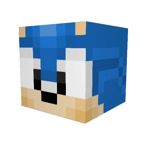 bepsichola Minecraft avatar head, 3D render