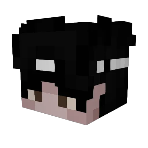 berbrez Minecraft avatar head, 3D render