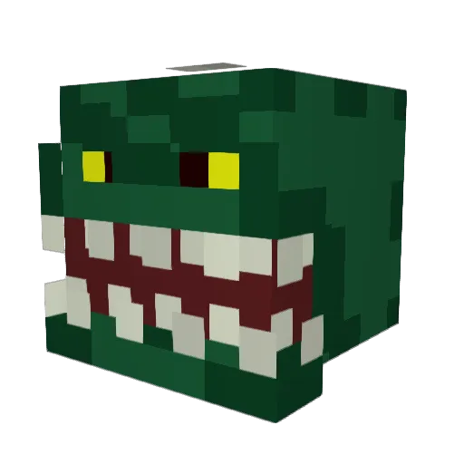 berciakus Minecraft avatar head, 3D render
