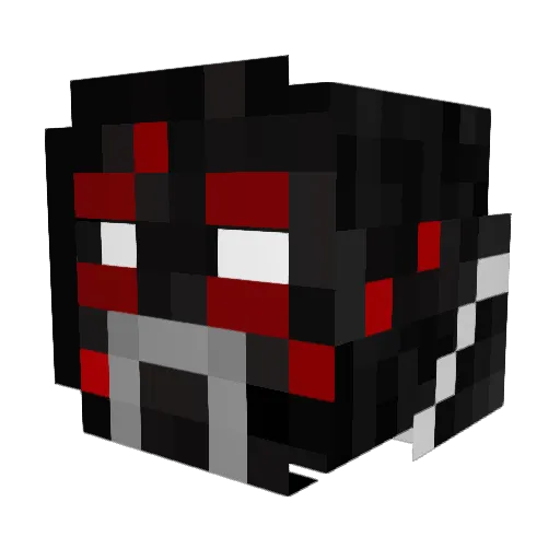 bereV Minecraft avatar head, 3D render