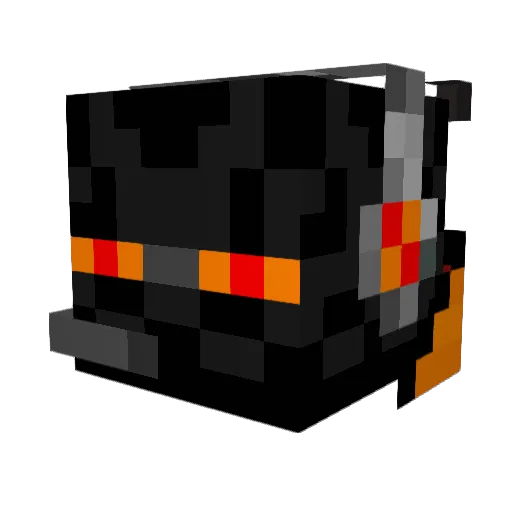 berekeh Minecraft avatar head, 3D render