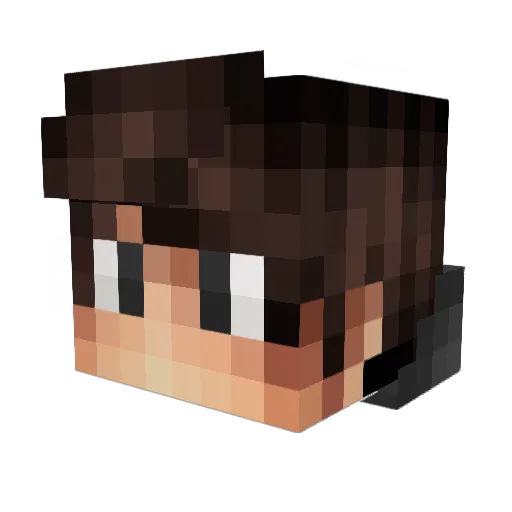 berentsen123 Minecraft avatar head, 3D render